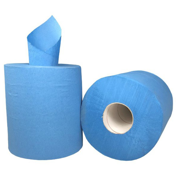 Blue Paper Towel Roll